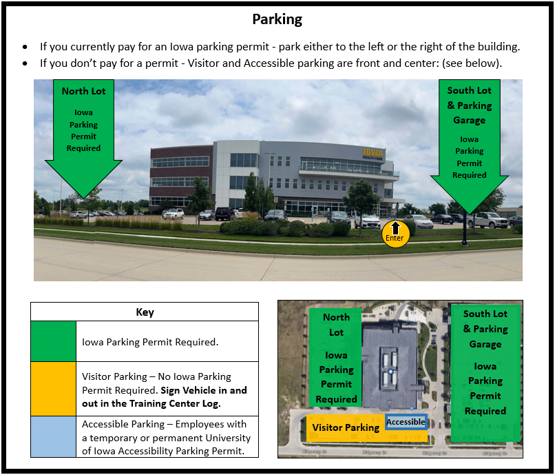 HSSB Parking Map